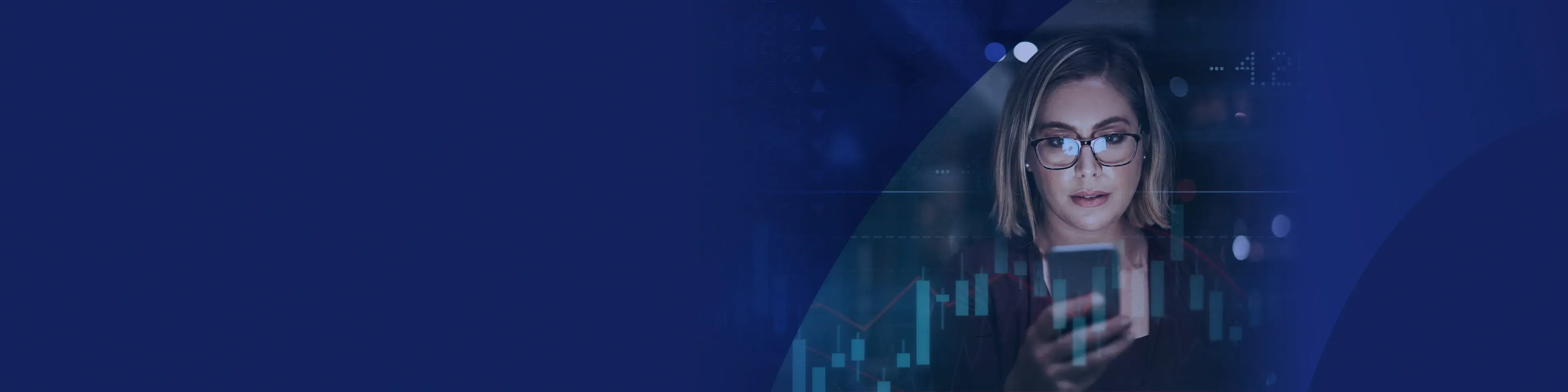 Lady looking at mobile phone